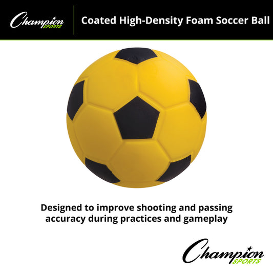 Coated High Density Foam Soccer Ball