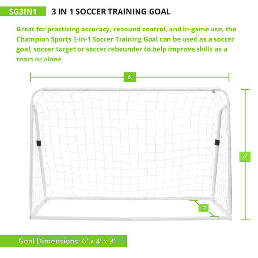 3 IN 1 Soccer Training Goal