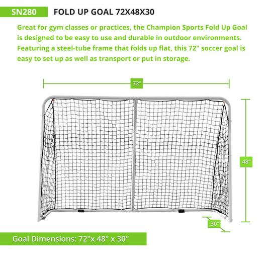 Easy Fold Soccer Goal 6' x 4'