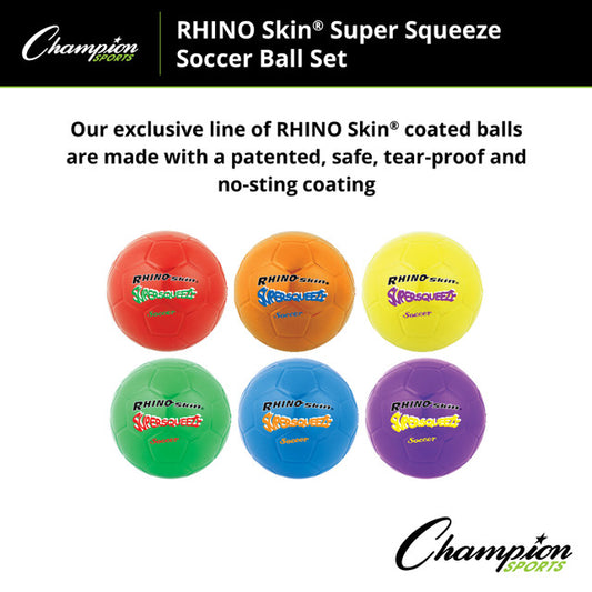 Rhino Skin® Super Squeeze Soccer Ball Set