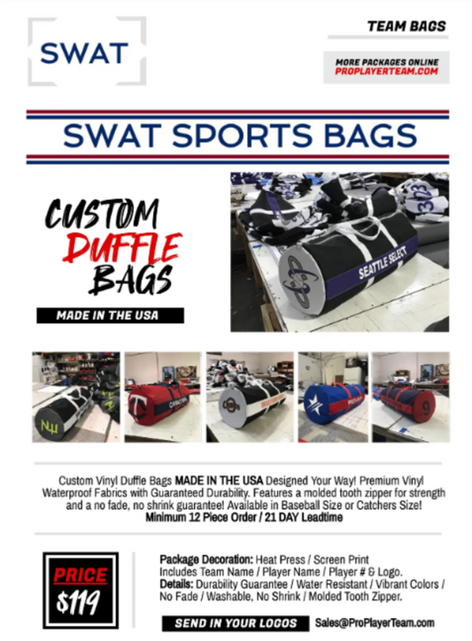 Swat Custom Duffle Bags