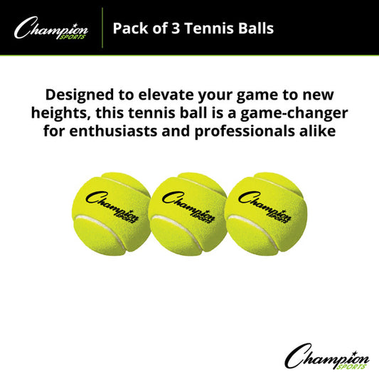 Tennis Ball Pack of 3