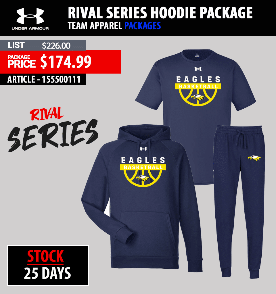 UNDER ARMOUR RIVAL SERIES HOODIE PACKAGE