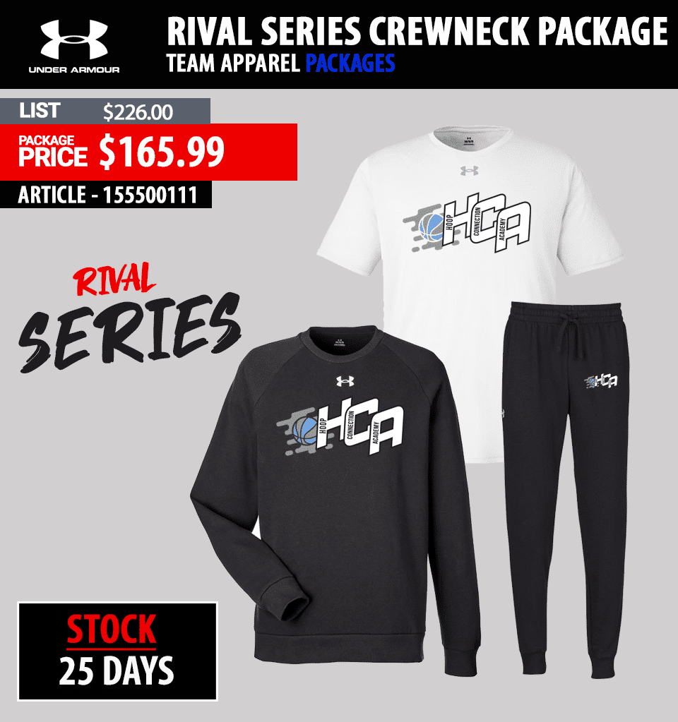 UNDER ARMOUR RIVAL SERIES CREWNECK PACKAGE