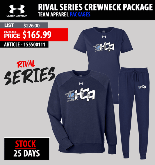 UNDERARMOUR RIVAL SERIES CREWNECK PACKAGE