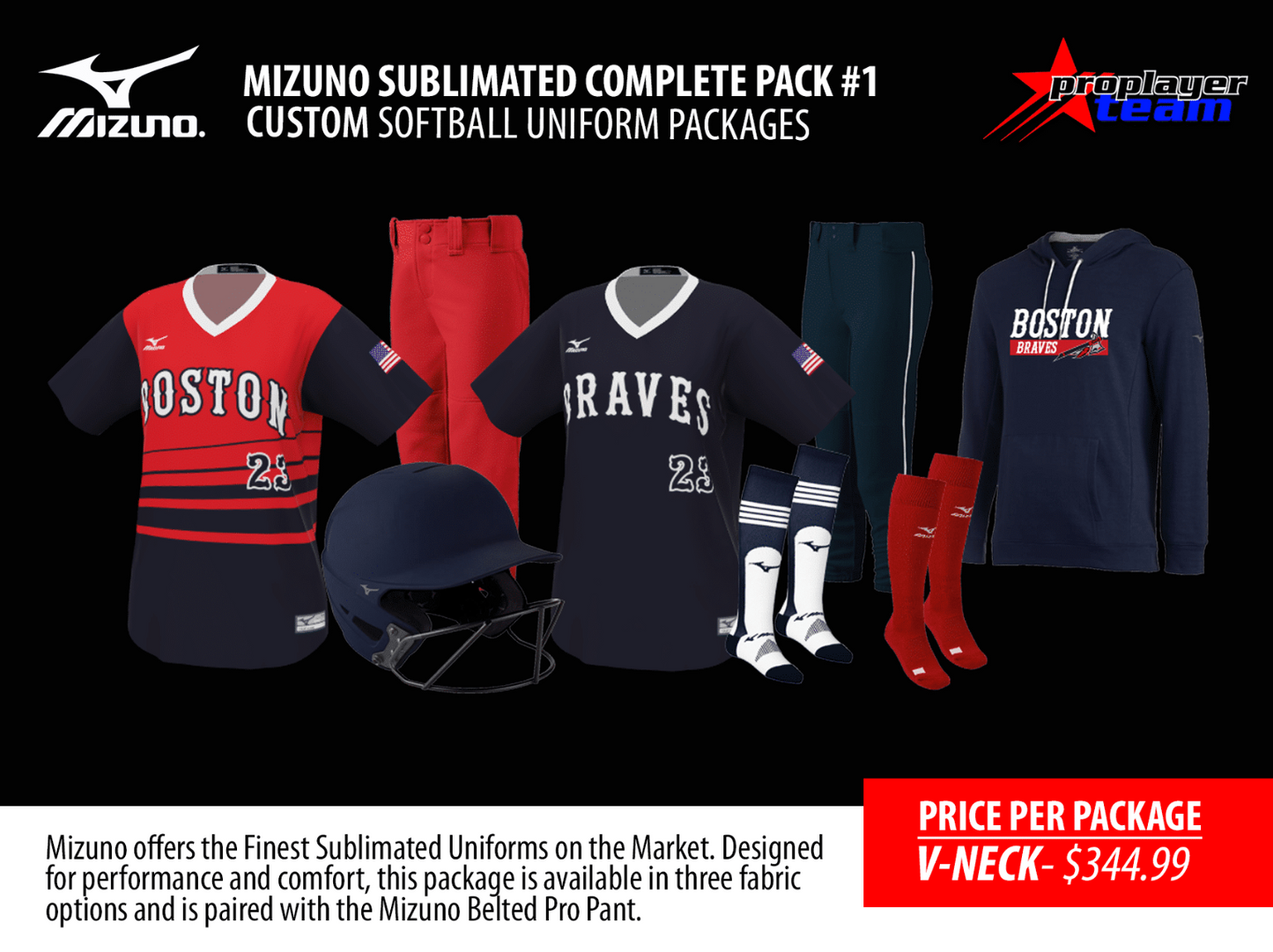 MIZUNO SUBLIMATED COMPLETE PACK #1