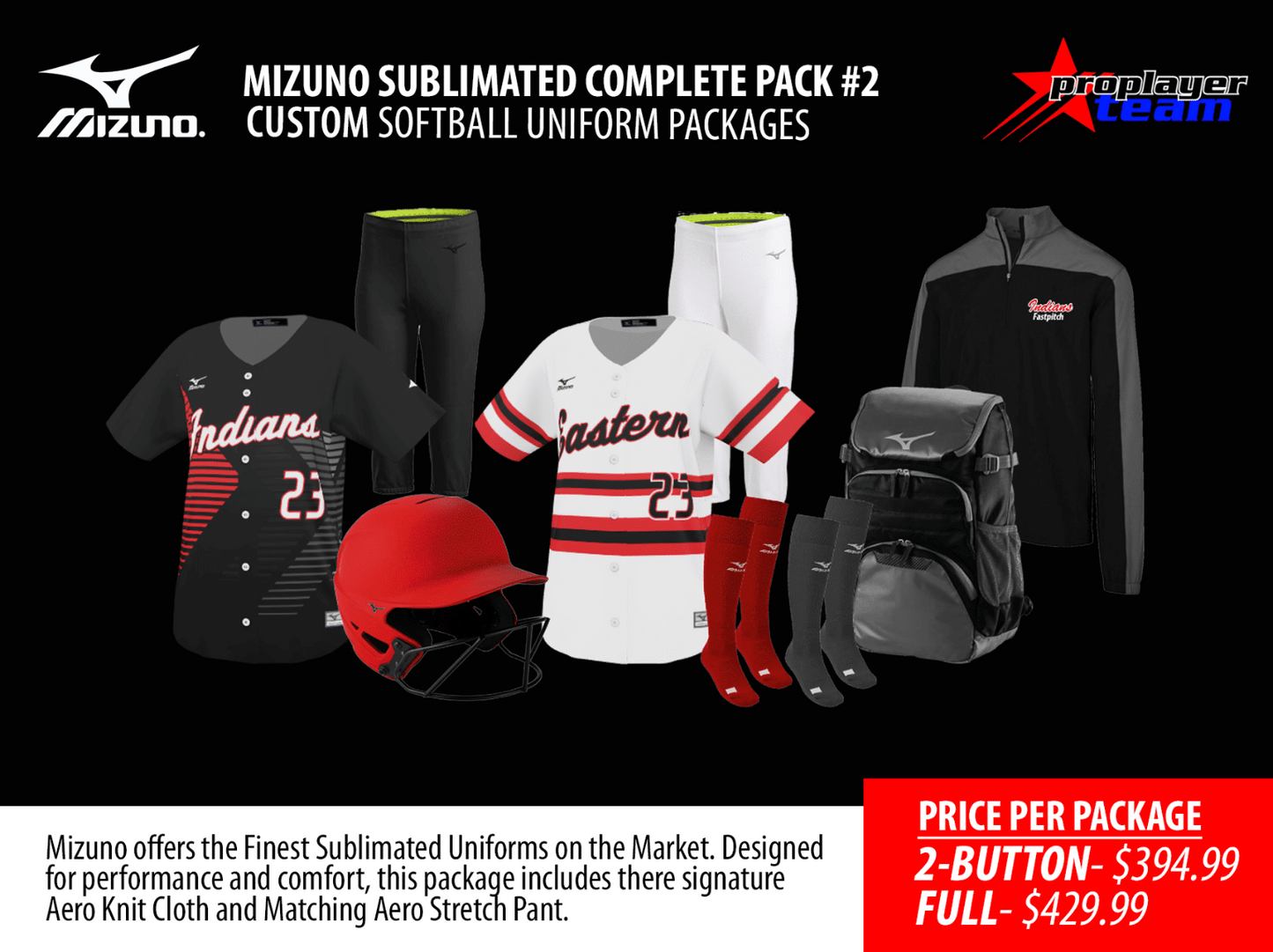 MIZUNO SUBLIMATED COMPLETE PACK #2