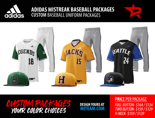 ADIDAD MISTREAK BASEBALL PACKAGES