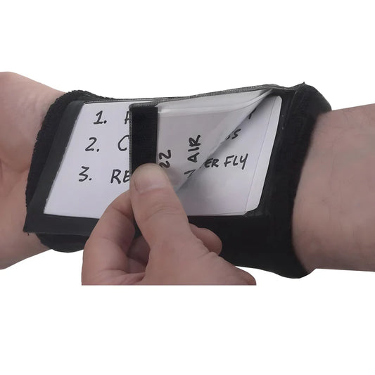 Markwort Youth 3 Window Coaches Wristband - Black