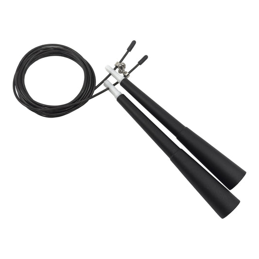 Double Bearing Speed Jump Rope Black