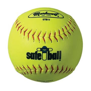 Markwort Safe‑T‑Ball Softball – 11 – 6.2oz – Yellow – Dozen