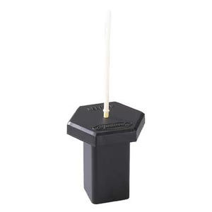 Markwort Black Baseplug w/ White Indicator