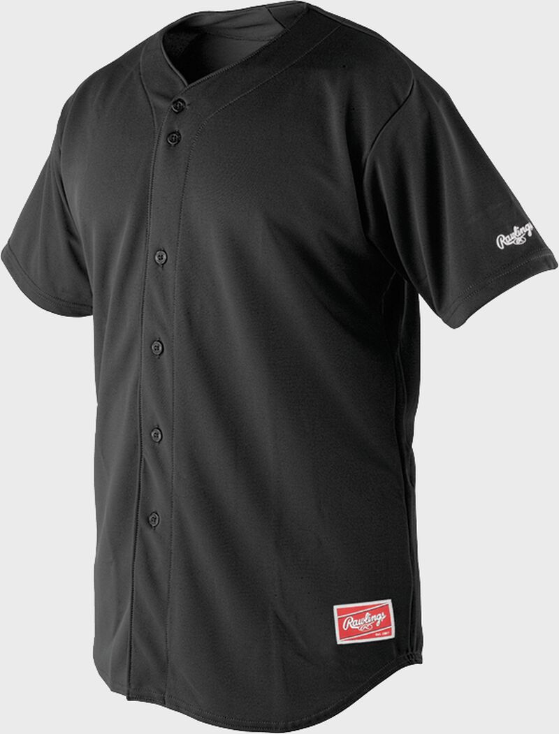 RAWLINGS YOUTH PLATED 150 FABRIC FULL-BUTTON JERSEY