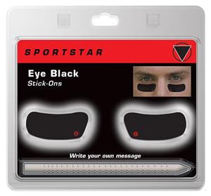 Eyeblack Pro Style Stick-Ons – 20 Stick-Ons – Black