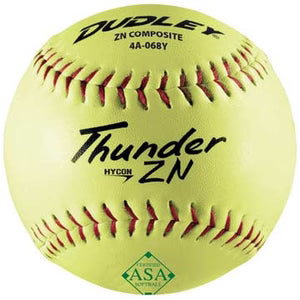 Dudley ASA Thunder Hycon 12″ Composite Cover SP Softball (52/300)