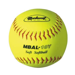 Markwort Soft Softball – 10″ Yellow (Dozen)