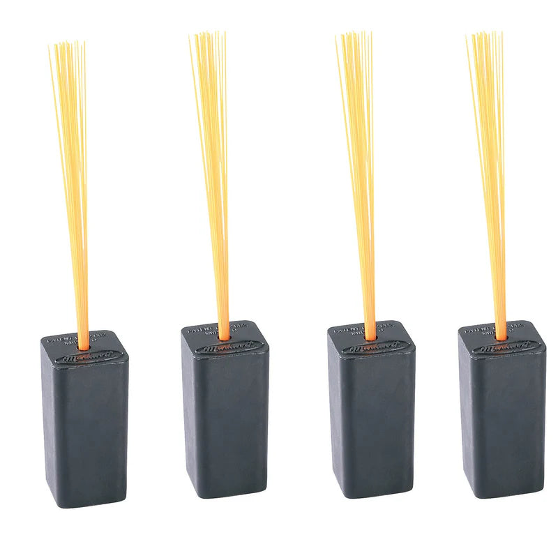 Markwort Black Base Plugs with Orange Bristles ‑ 4 Pack