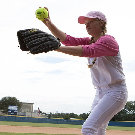 12" Leather Poly Core Softball