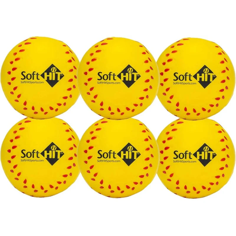 Soft Hit Softballs – Yellow