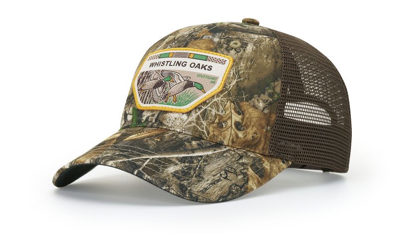 GARMENT WASHED PRINTED TRUCKER