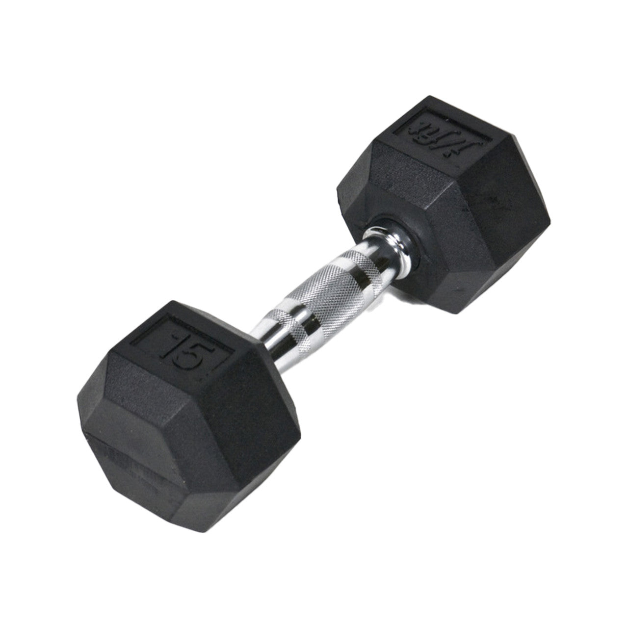 RUBBER HEX DUMBBELL