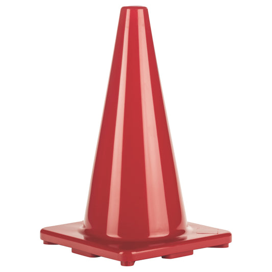 18 Inch High Visibility Flexible Vinyl Cone