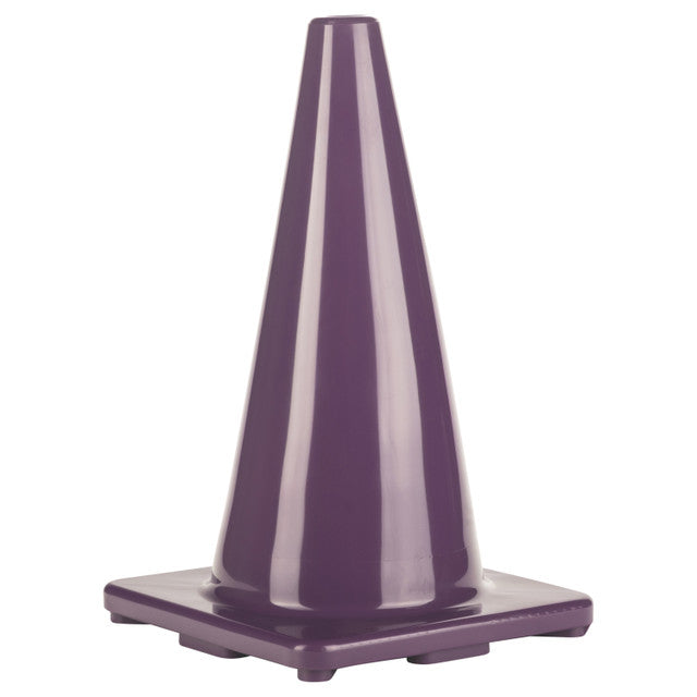 18 Inch High Visibility Flexible Vinyl Cone
