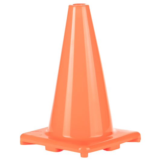 12 Inch High Visibility Flexible Vinyl Cone
