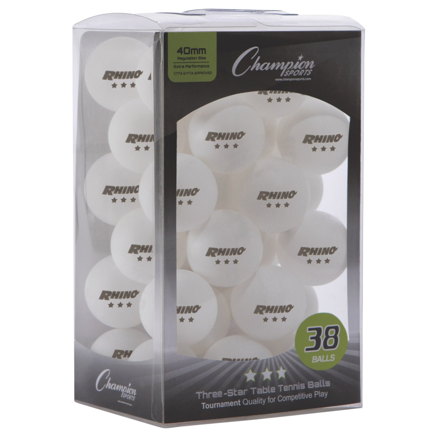 3-STAR TOURNAMENT TABLE TENNIS BALLS