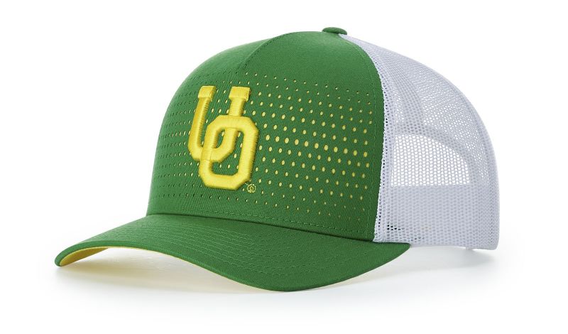 LASER CUT FIVE PANEL TRUCKER