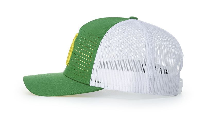 LASER CUT FIVE PANEL TRUCKER