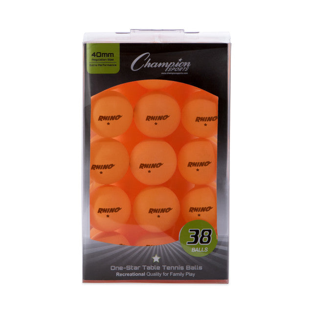 1 Star Table Tennis 38/Box Orange