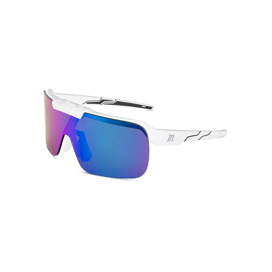 Shield-Flip Performance Sunglasses - White