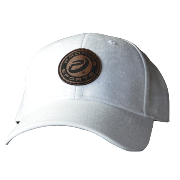 White Cap, Brown Logo Patch