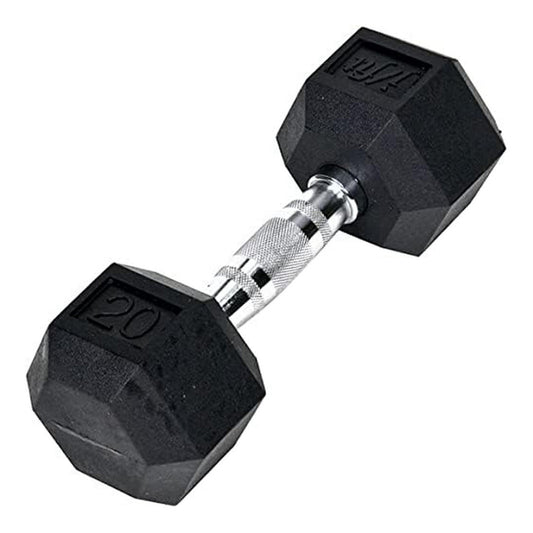 RUBBER HEX DUMBBELL