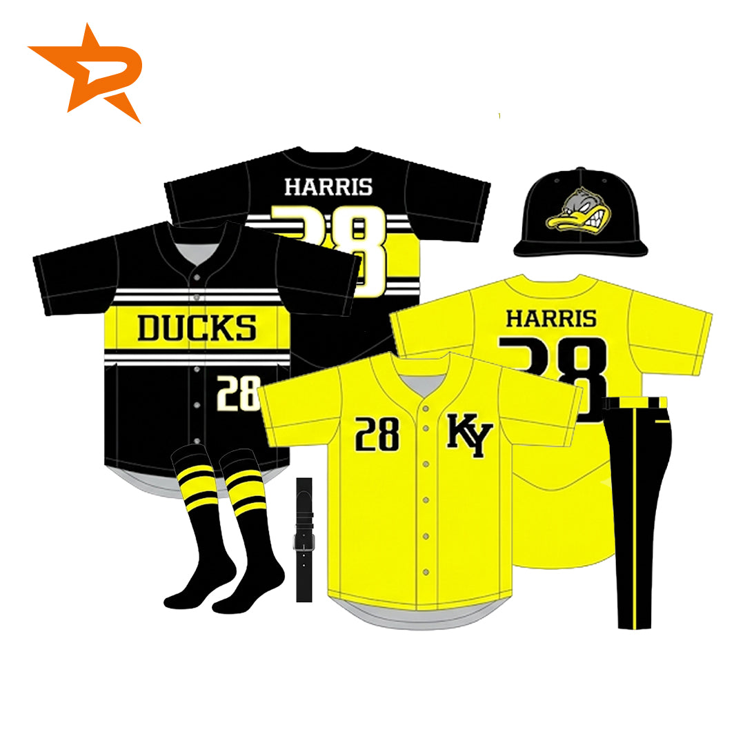 PRO PLAYER 2 JERSEY SUBLIMATED FULL BUTTON PACKAGE