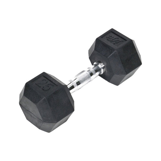 RUBBER HEX DUMBBELL