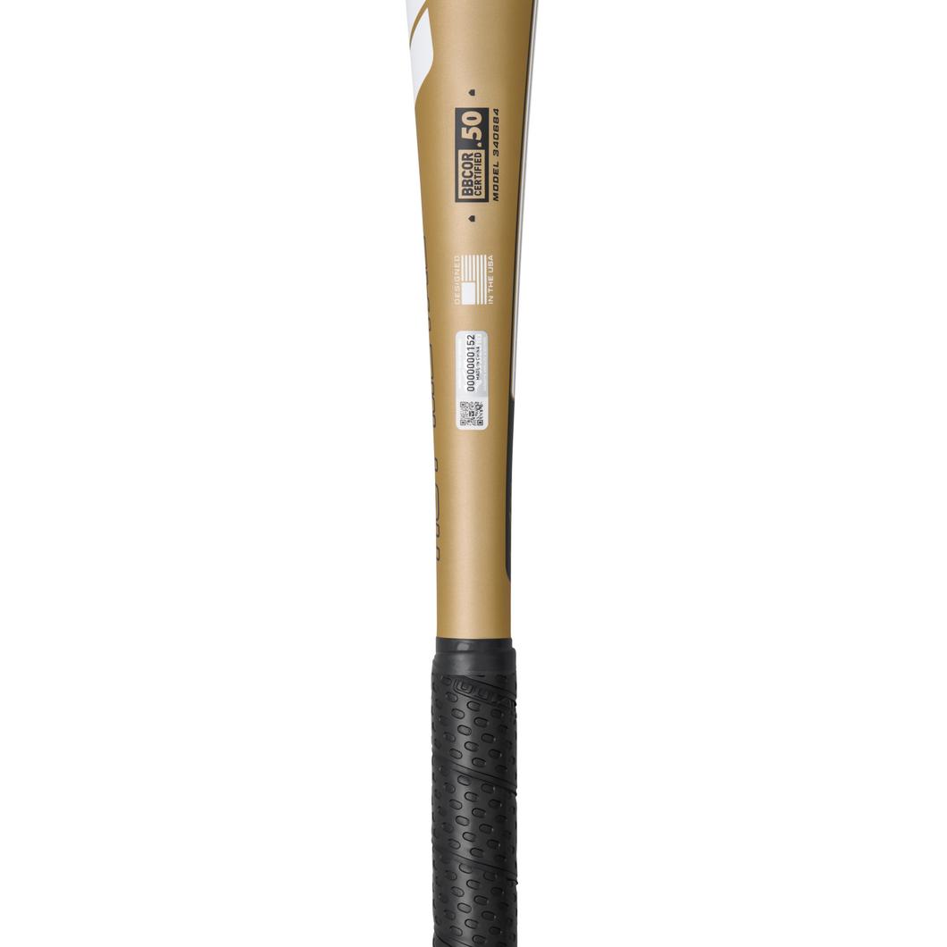 HOT METAL - BBCOR Gold/Black Baseball Bat (-3)