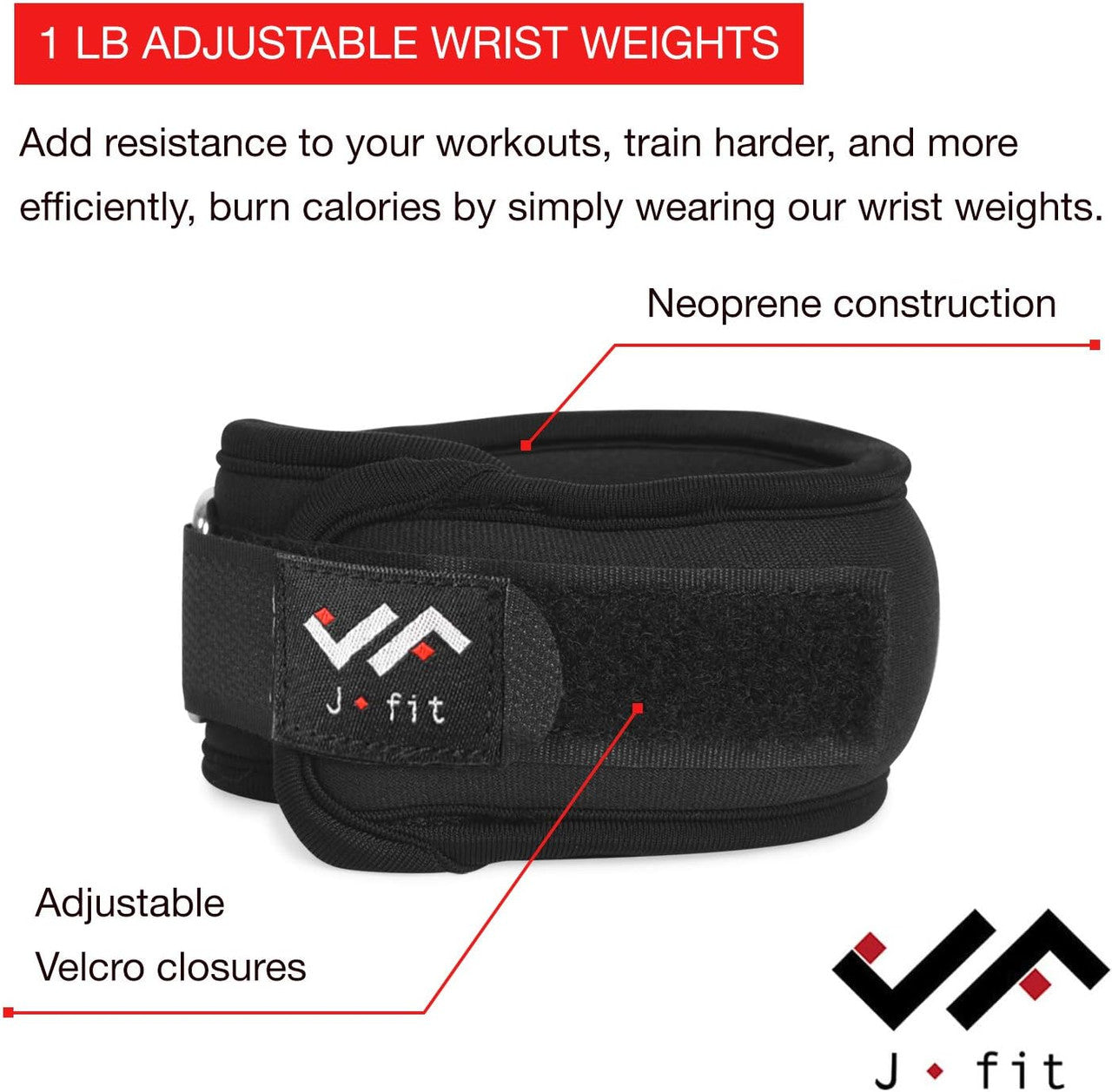 ADJUSTABLE WRIST WEIGHTS