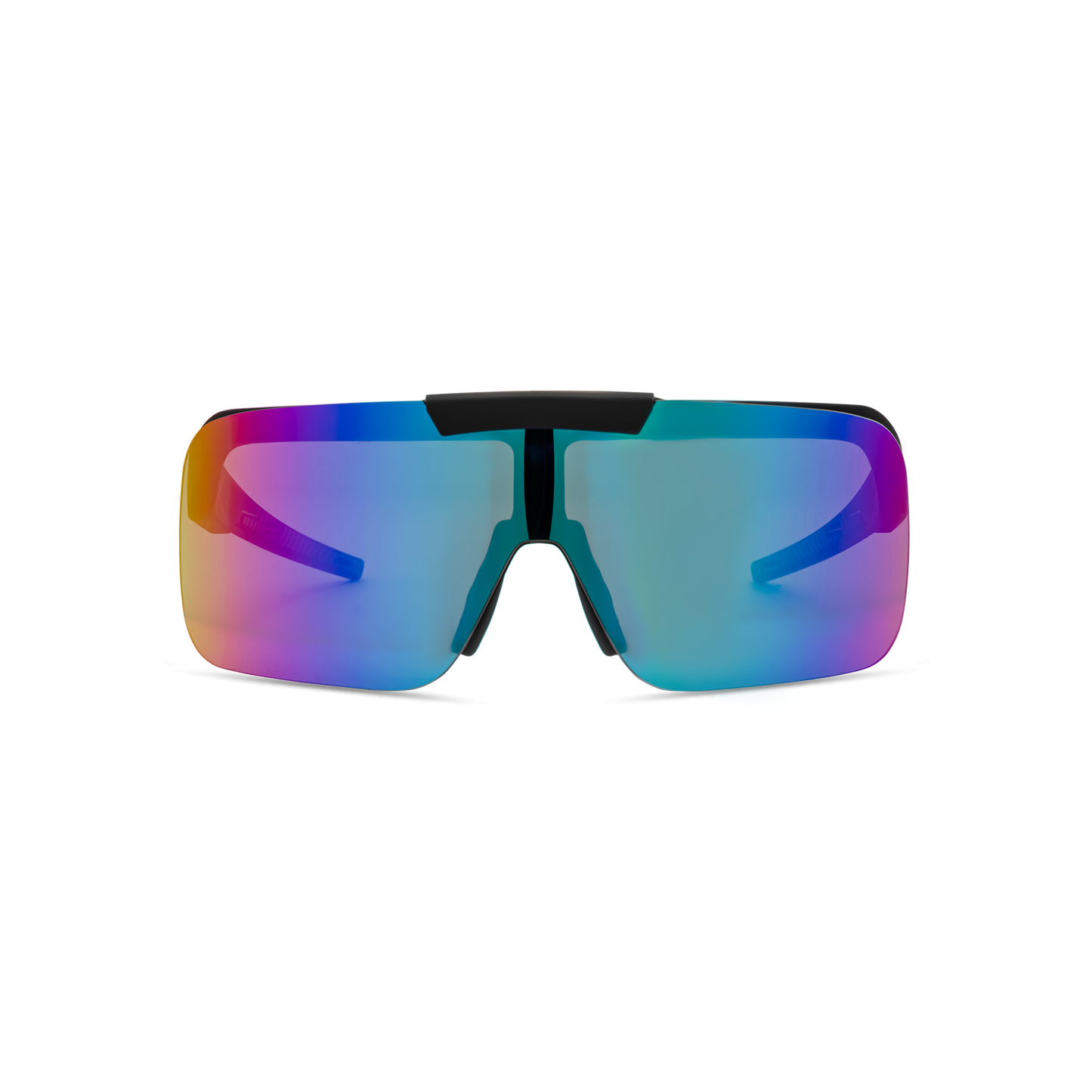 Shield-Flip Performance Sunglasses - Black