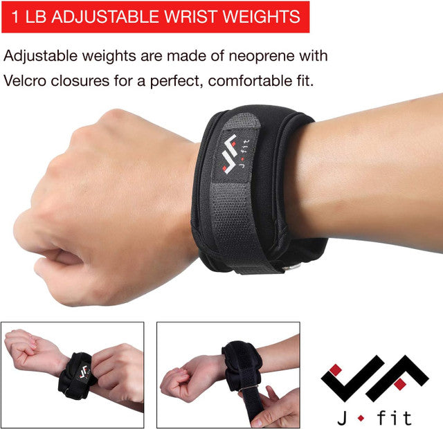 ADJUSTABLE WRIST WEIGHTS