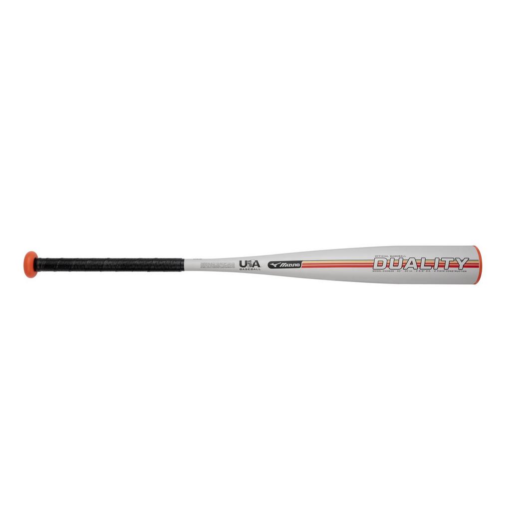DUALITY HYBRID - Big Barrel Youth Grey-Red Baseball Bat (-10)