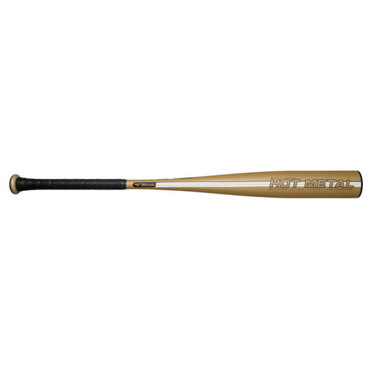 HOT METAL - BBCOR Gold/Black Baseball Bat (-3)