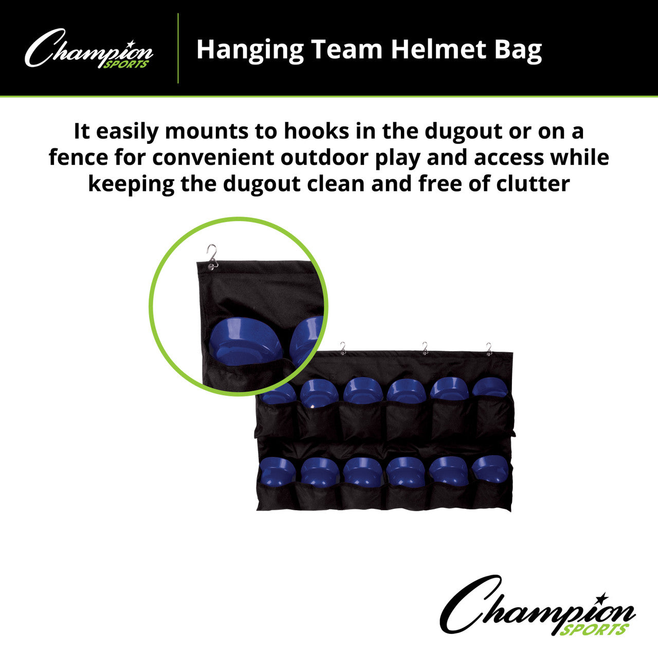Hanging Team Helmet Bag