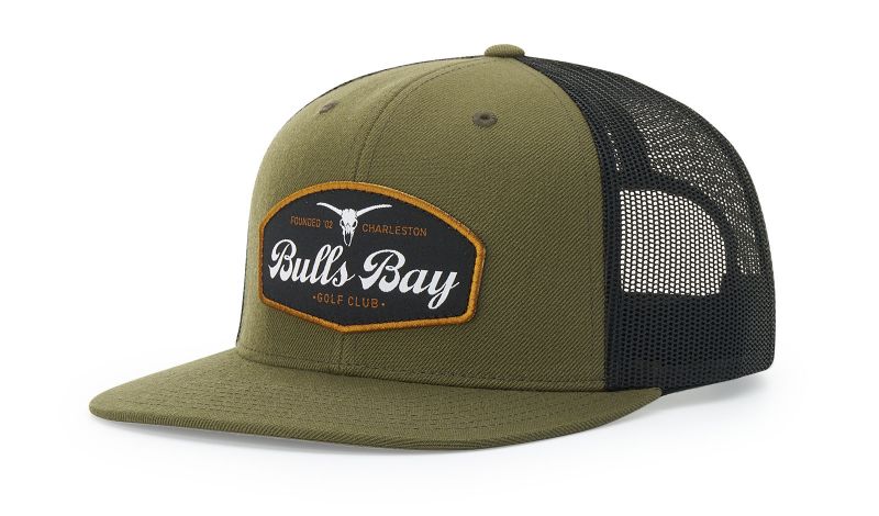 ACRYLIC-WOOL BLEND FLATBILL TRUCKER