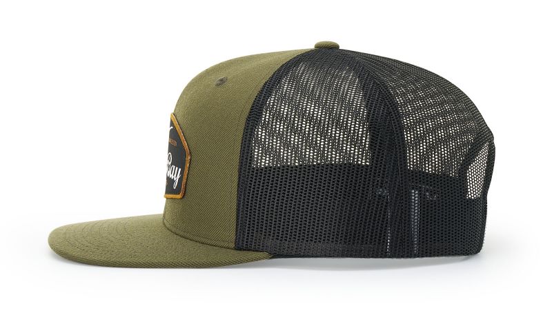 ACRYLIC-WOOL BLEND FLATBILL TRUCKER