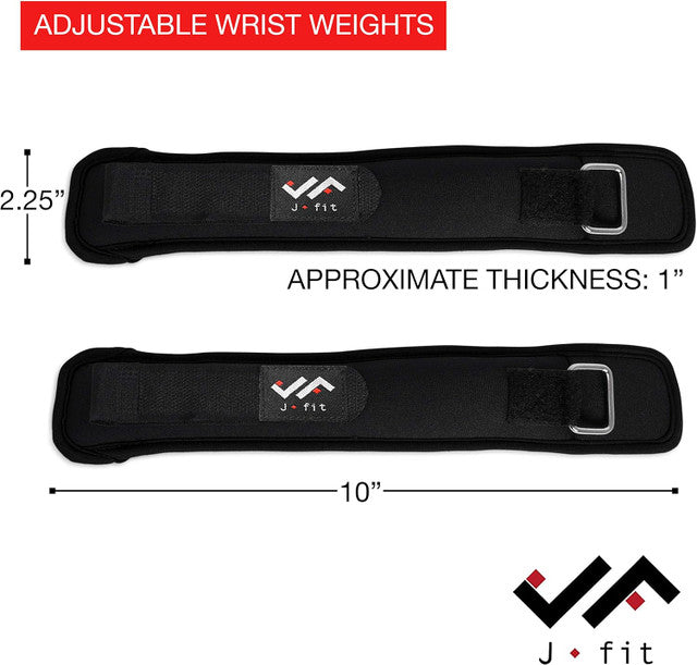 ADJUSTABLE WRIST WEIGHTS