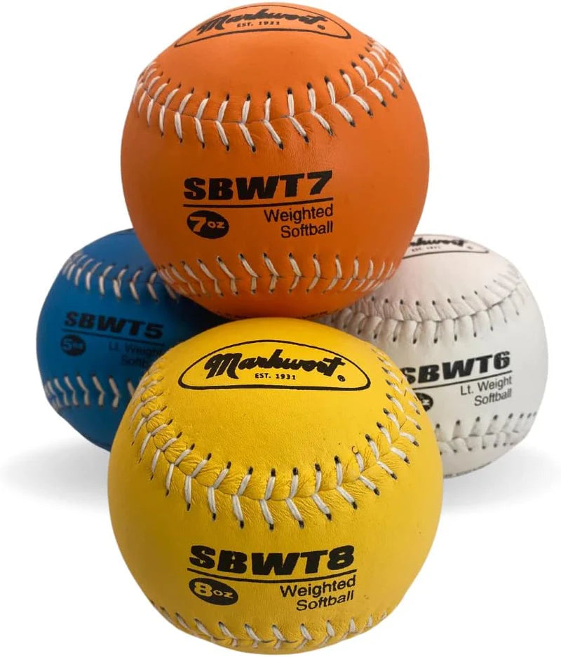 Weighted Softball Set 5‑6‑7‑8 oz