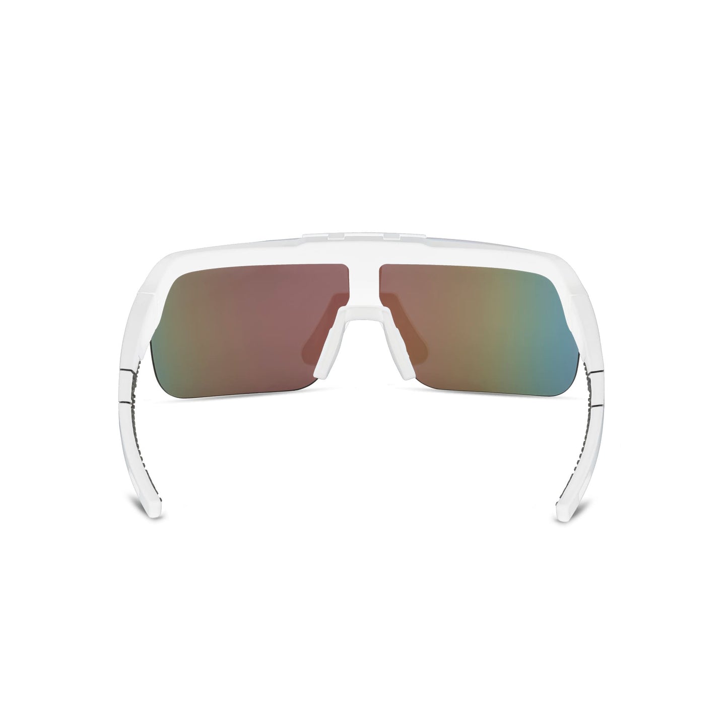 Shield-Flip Performance Sunglasses - White
