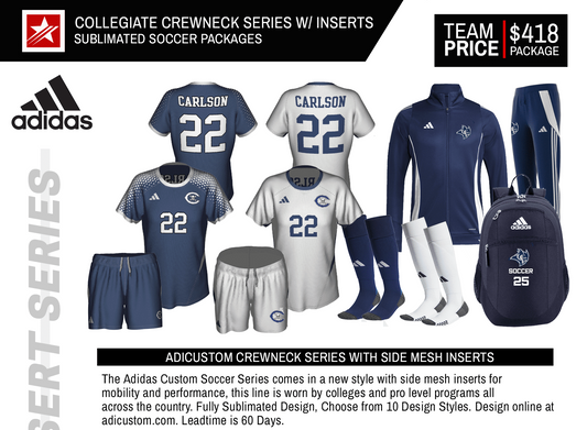 ADICUSTOM COLLEGIATE CREWNECK COMPLETE PACKAGE